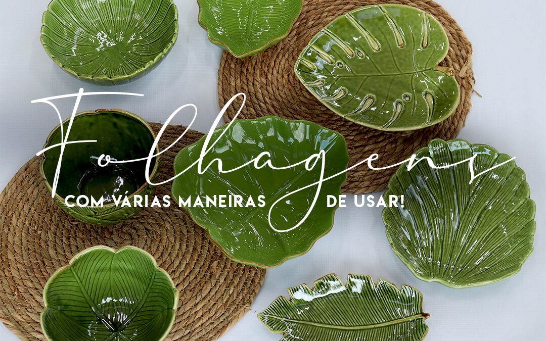 Folhagens de cerâmica e as várias maneiras de usá-las!